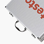 A close-up of a briefcase.