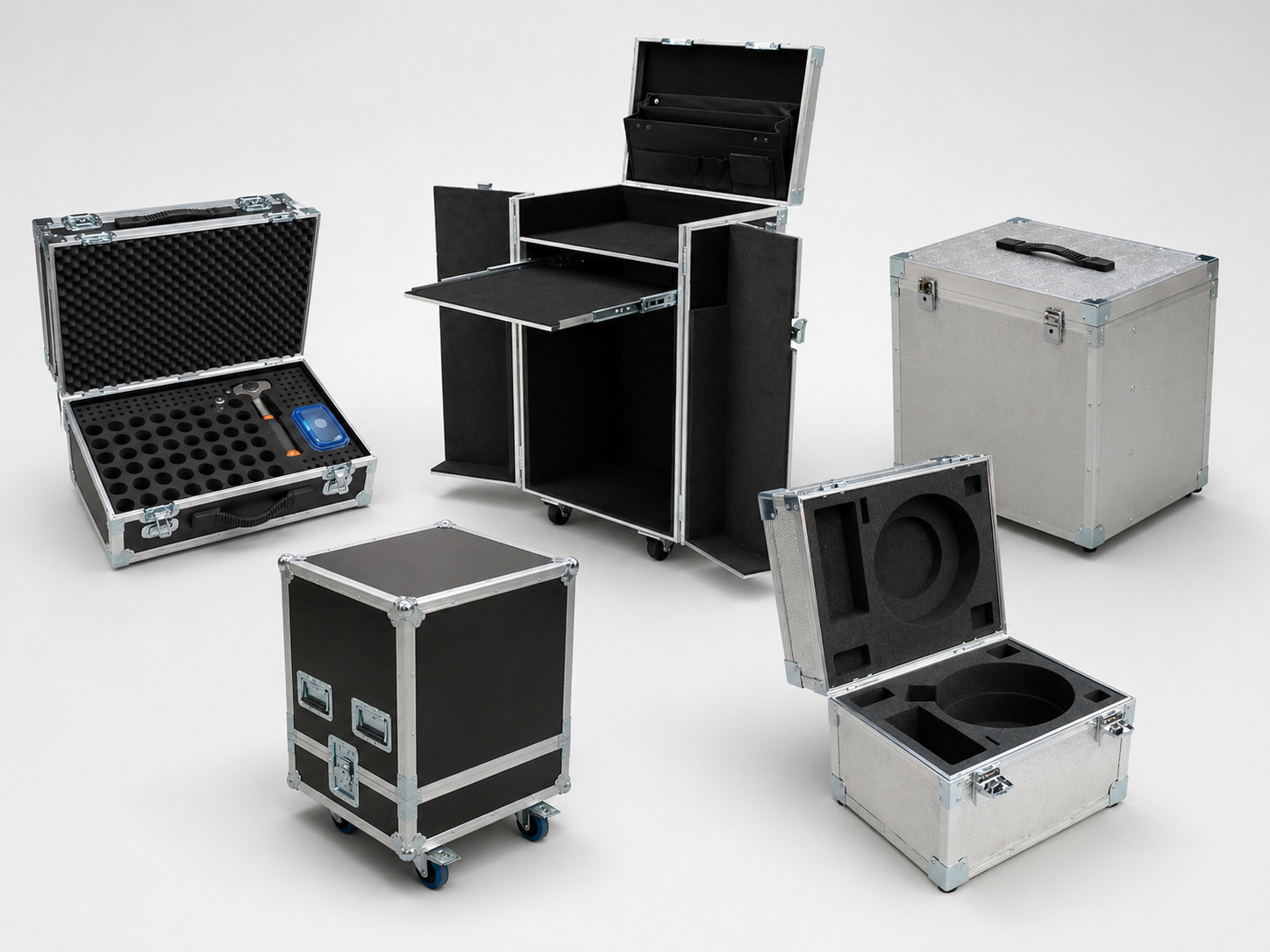 Flightcases und Racks mit individueller Innenausstattung von EMBAGS